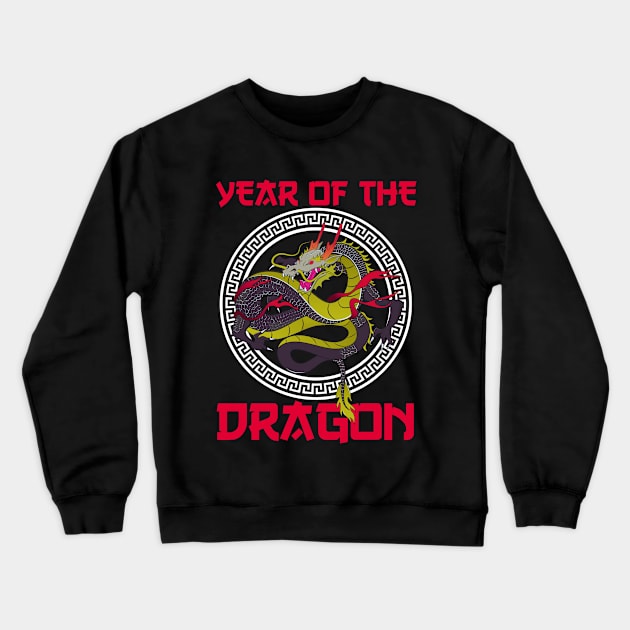 Year of the Dragon 2024 Chinese Lunar Year 2024 Crewneck Sweatshirt by Danemilin